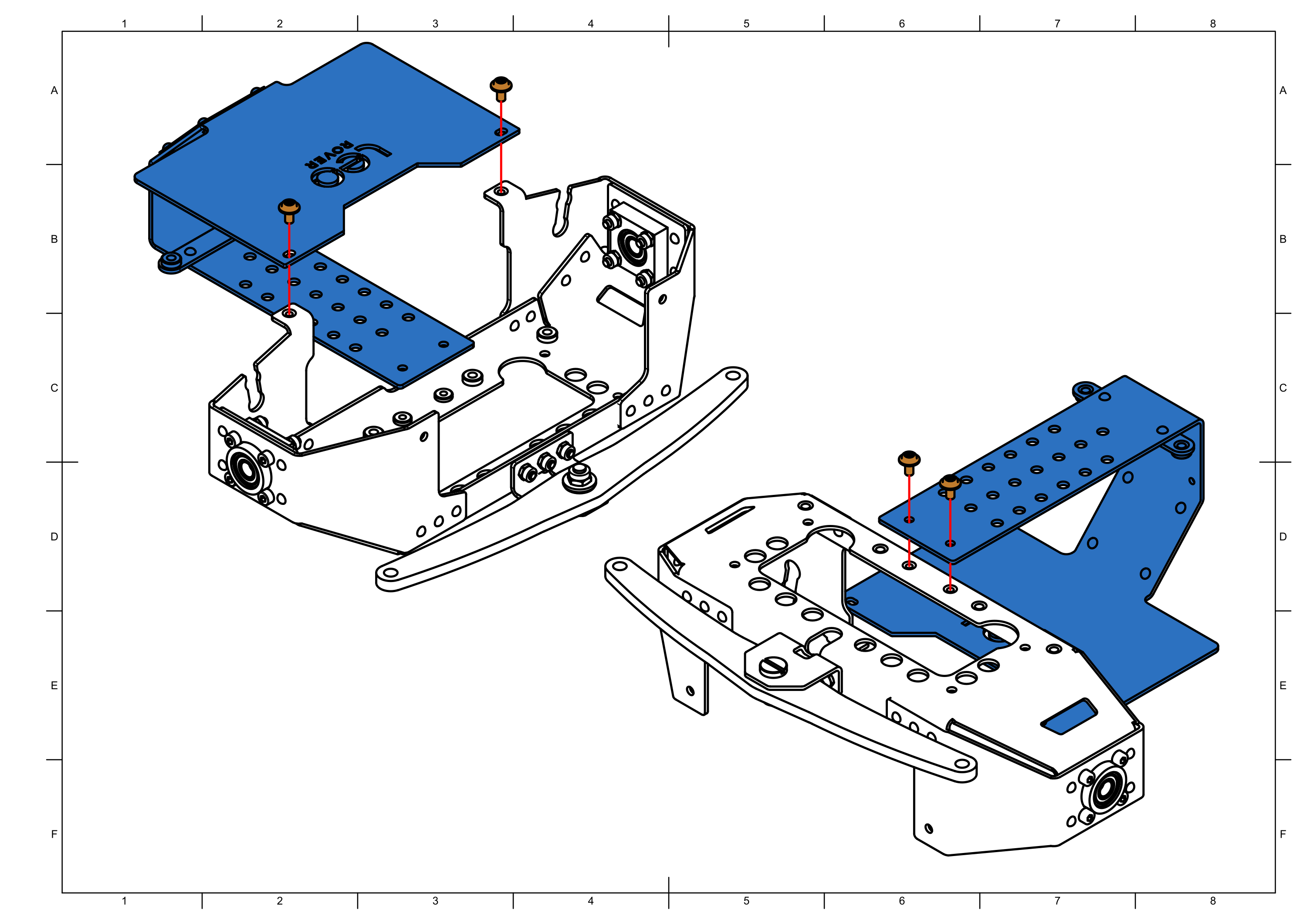 Rear frame assembly